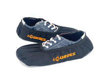 Load image into Gallery viewer, myshoecovers MyShoeCovers® Black Personalized Bowling Shoe Covers 1 Pair with Embroidered Logo
